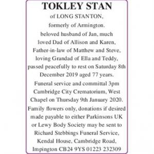 STAN TOKLEY