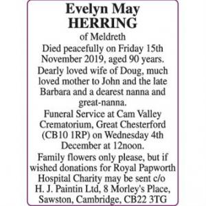 EVELYN MAY HERRING