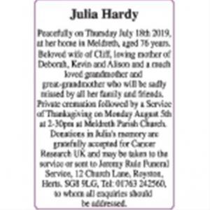 Julia Hardy