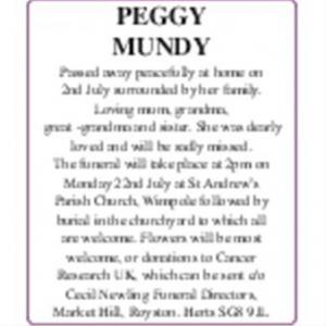 Peggy Mundy