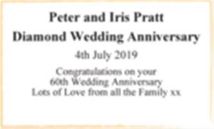 Peter and Iris Pratt