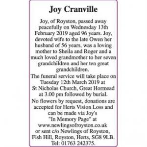 Joy Cranville