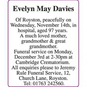 Evelyn May Davies