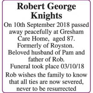 Robert George Knights