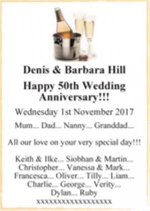 Denis & Barbara Hill