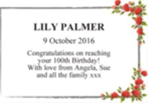 LILY PALMER