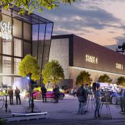 Artist impression of the proposed Sunset Studios development in Broxbourne, Hertfordshire.