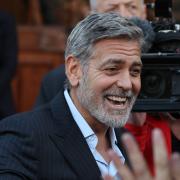 George Clooney (pictured at the McEwan Hall in Edinburgh) was seen at County Hall on Thursday (May 26).