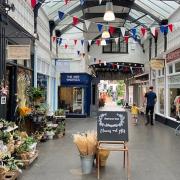 The Arcade is a popular Hitchin shopping hub.