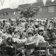 A Silver Jubilee party in Rundells, Jackmans Estate, Letchworth in 1977