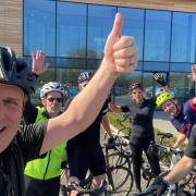 South Cambs MP Anthony Browne and five friends completed a bike ride from London to Cambridge to raise money for Ukraine