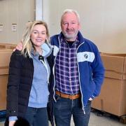 Chris and Alex Synowiec, of Cam Store in Royston, are sending articulated lorries full of donations to the Ukrainian border with Poland