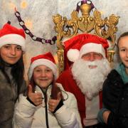 Father Christmas paid a visit to Royston Fire Station