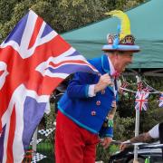 Professor Crump at last year's May Fayre