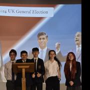 KJAR pupils held a live broadcast for their mock election