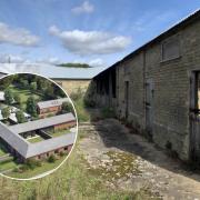 The plans would see three single-storey farm buildings converted into housing.