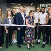 Three-time gold medallist sprinter Harry Aikines-Aryeetey joined more than 3,500 to celebrate the leisure centre upgrades.