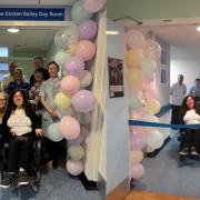 Kirsten attended the unveiling of The Kirsten Bailey Day Room - named in her honour