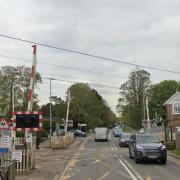 The Foxton level crossing