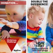 Home-Start Royston, Buntingford and South Cambs is taking part in the Big Give Christmas Challenge