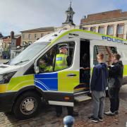 Two students from North Hertfordshire College took part in the police operation.