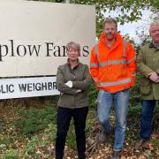 Pippa Heylings met with farmers at Thriplow Farms to discuss family farm tax