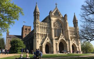 St Albans Cathedral.