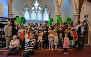 Children took part in a Cops and Robbers holiday club at Royston Methodist Church